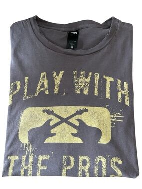 Alternative Apparel Gray Graphic T Shirt Play With The Pros Vintage Soft Tee M